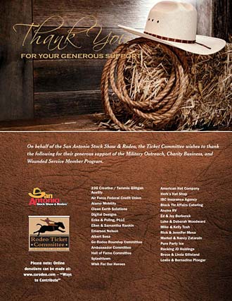 San Antonio Stock Show and Rodeo Advertisement