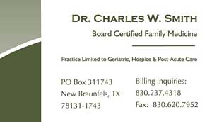 Doctor's Business Card