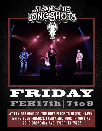 Al and The Longshots Concert Flyer